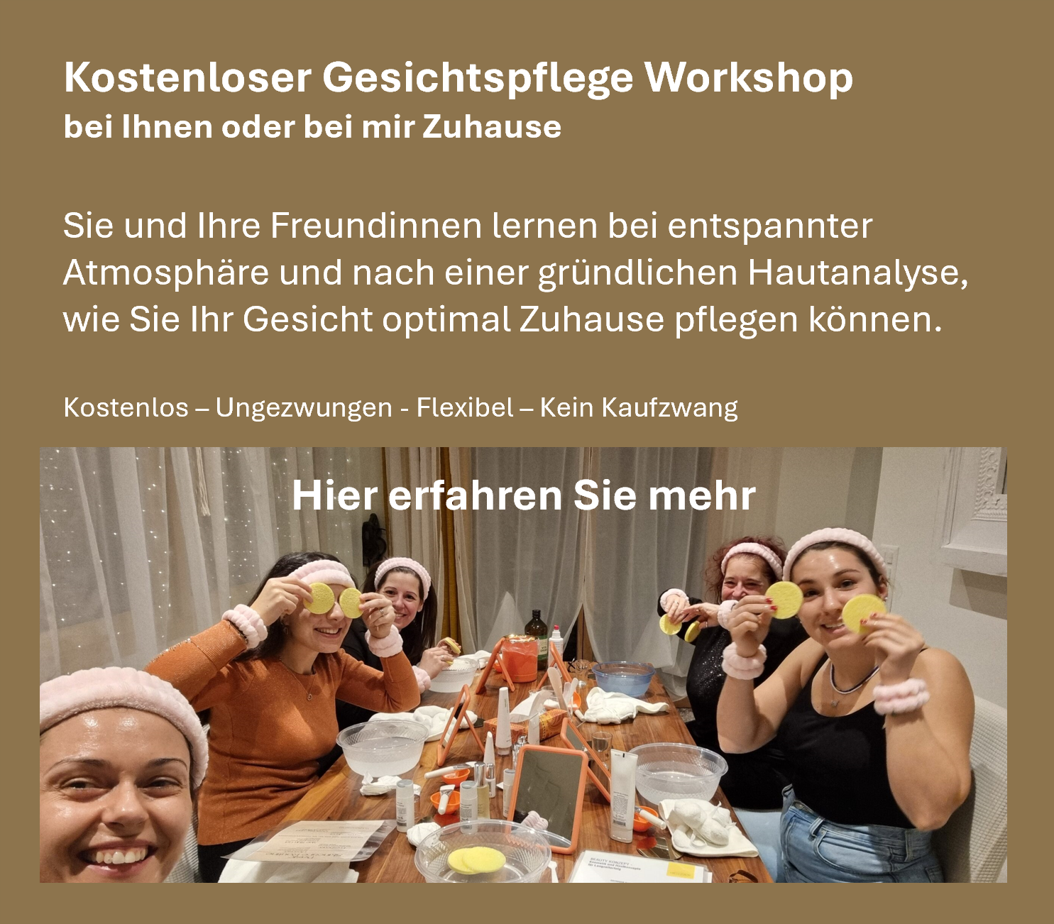 Gesichtspflege Workshop